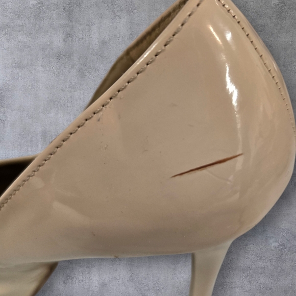 Charlotte Russe Beige Platform Stiletto Heels Dress Shoes - Picture 8 of 12